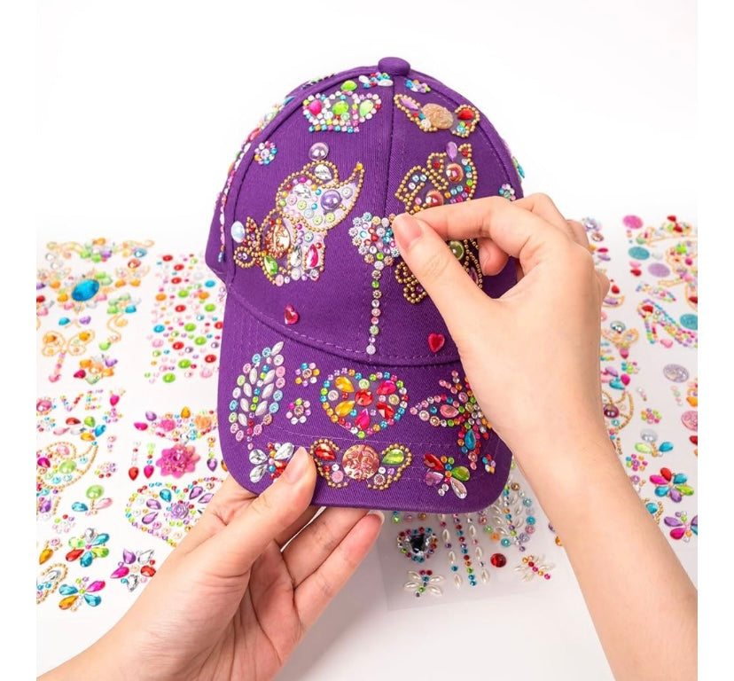 DIY Kepspyssel för Barn – 2-pack (Lila & Rosa)